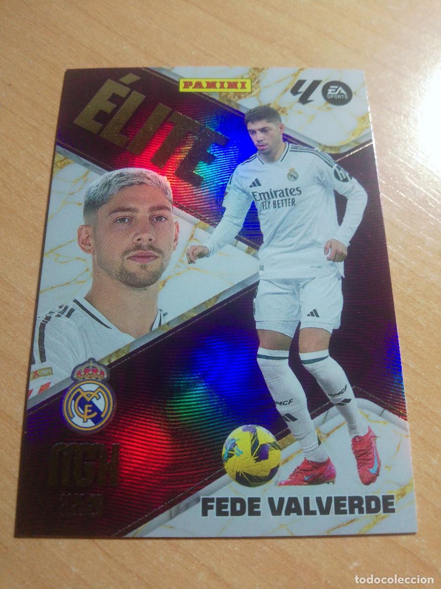 Fu&szlig;ball-Sticker: 5 FEDE VALVERDE ELITE DEL REAL MADRID 25 26 MGK 2025 2026 MEGACRACKS NUEVO