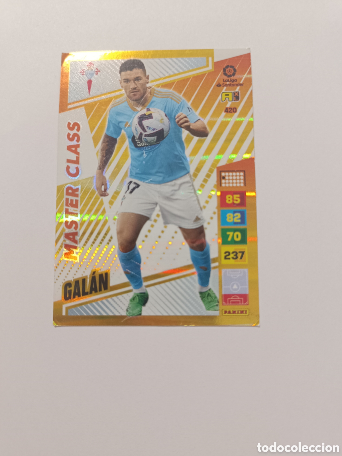 Figurine di Calcio: Adrenalyn 22-23 m&aacute;ster class celta 420 Javi galan