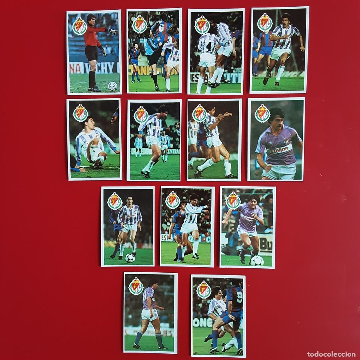 Cromos de f&uacute;tbol: MARADONA Y LIGA 1984 1985 84 85 CROMOESPORT EQUIPO COMPLETO VALLADOLID SIN PEGAR