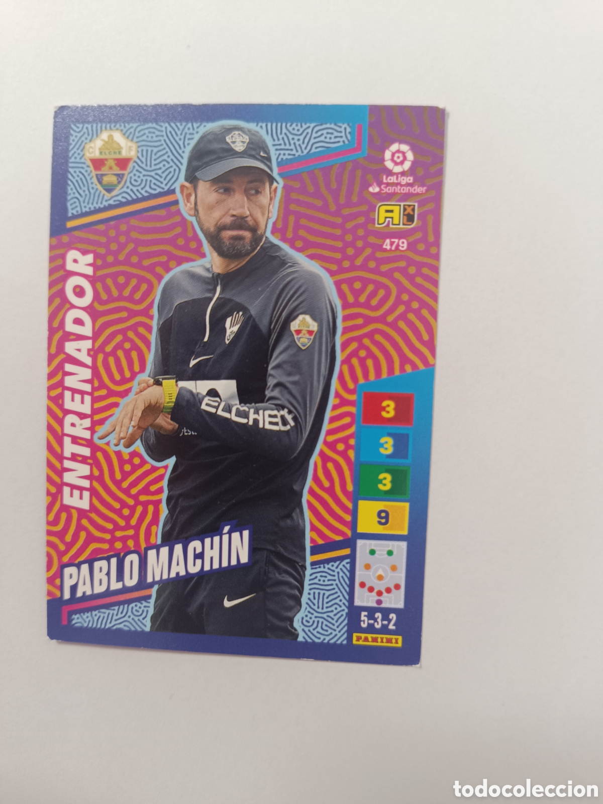 Cromos de f&uacute;tbol: Adrenalyn 22-23 entrenador Pablo Machin 479 elche
