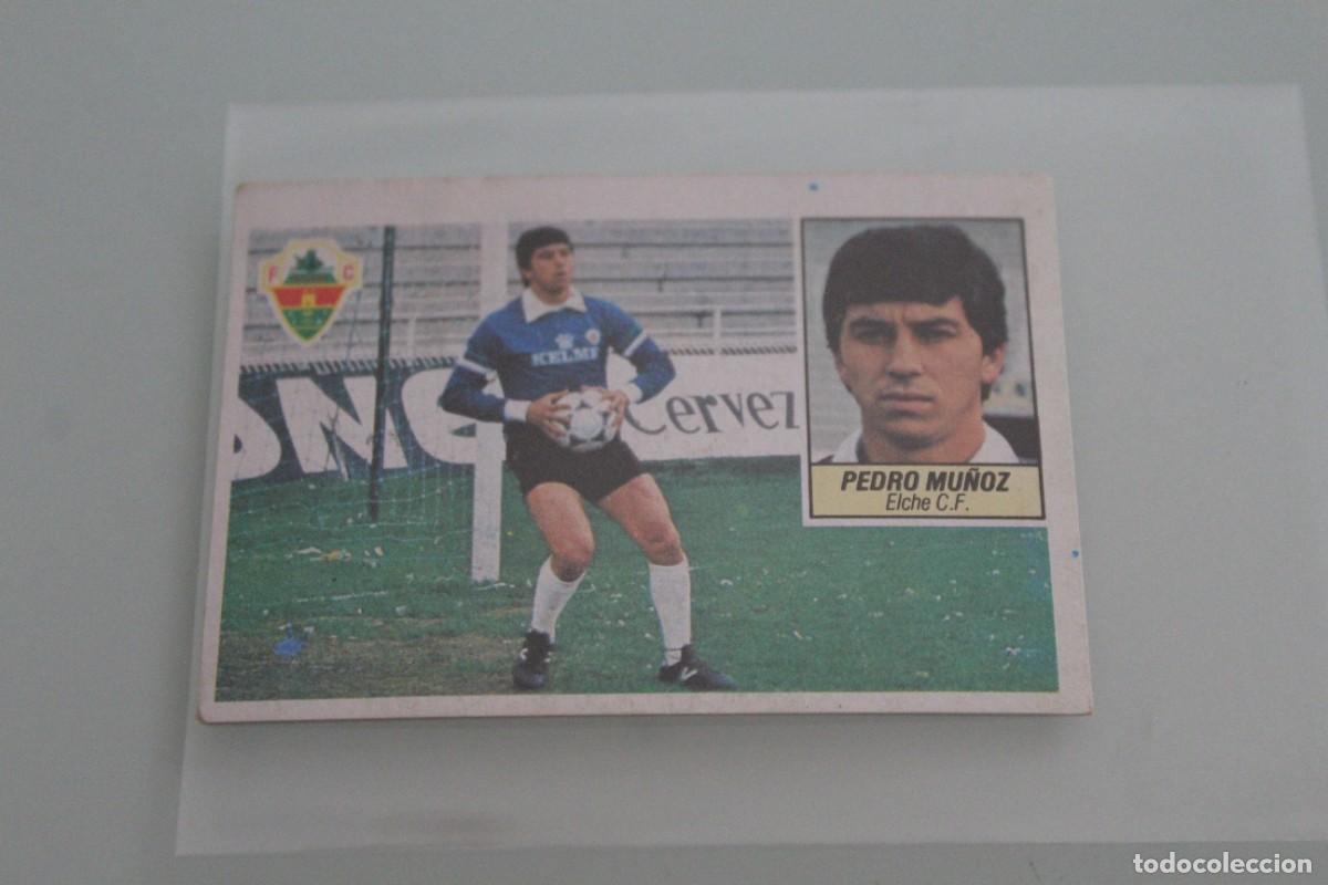 Cromos de f&uacute;tbol: ESTE 84 85 PEDRO MU&Ntilde;&Oacute;Z COLOCA RECUPERADO DE &Aacute;LBUM
