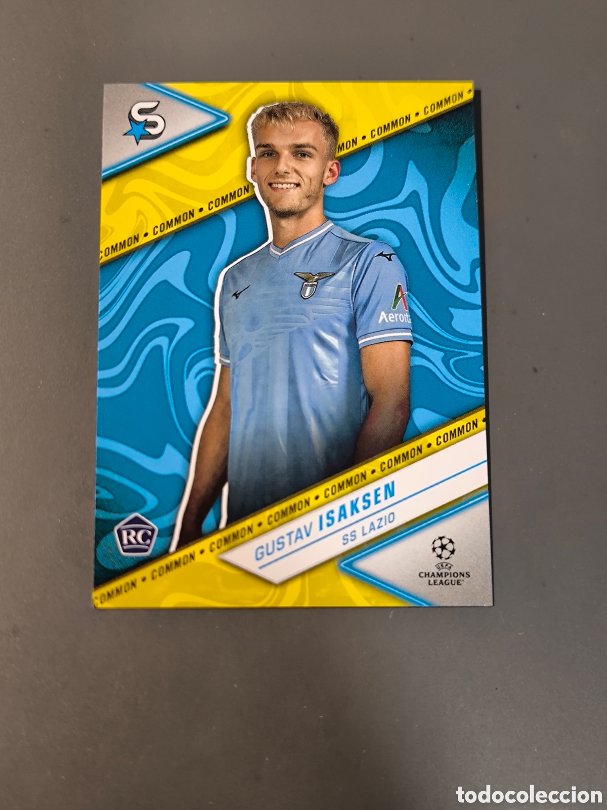 Cromos de f&uacute;tbol: ISAKSEN 154 Common Rookie Lazio Superstars 2024 Topps