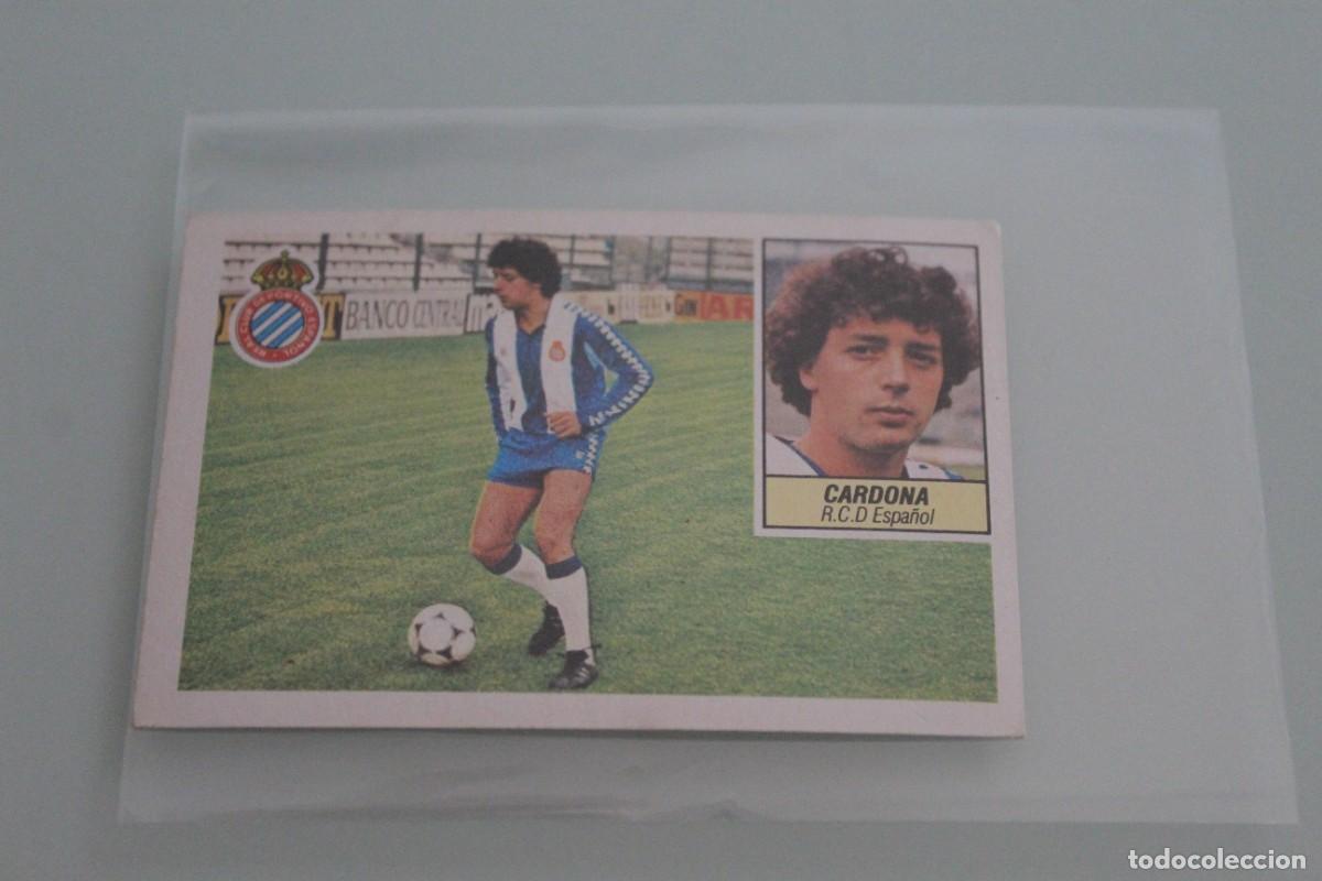 Cromos de f&uacute;tbol: ESTE 84 85 CARDONA FICHAJE N&ordm; 1 RECUPERADO DE &Aacute;LBUM