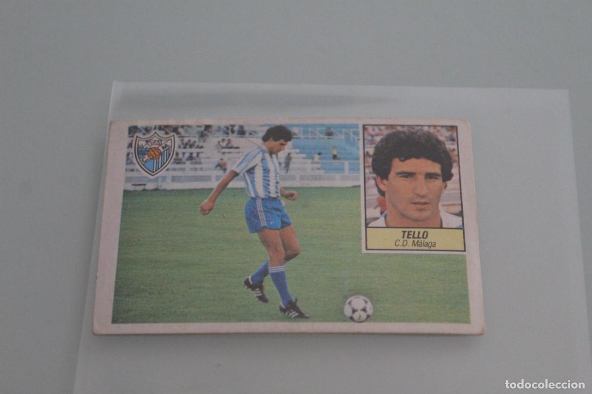 Cromos de f&uacute;tbol: ESTE 84 85 TELLO FICHAJE N&ordm; 11 VERSI&Oacute;N SIN PINTAR RECUPERADO DE &Aacute;LBUM