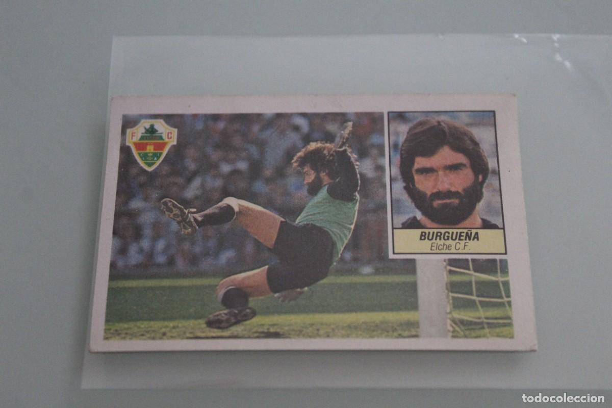 Football Stickers: ESTE 84 85 BURGUE&Ntilde;A FICHAJE N&ordm; 14 VERSI&Oacute;N SIN PINTAR RECUPERADO DE &Aacute;LBUM