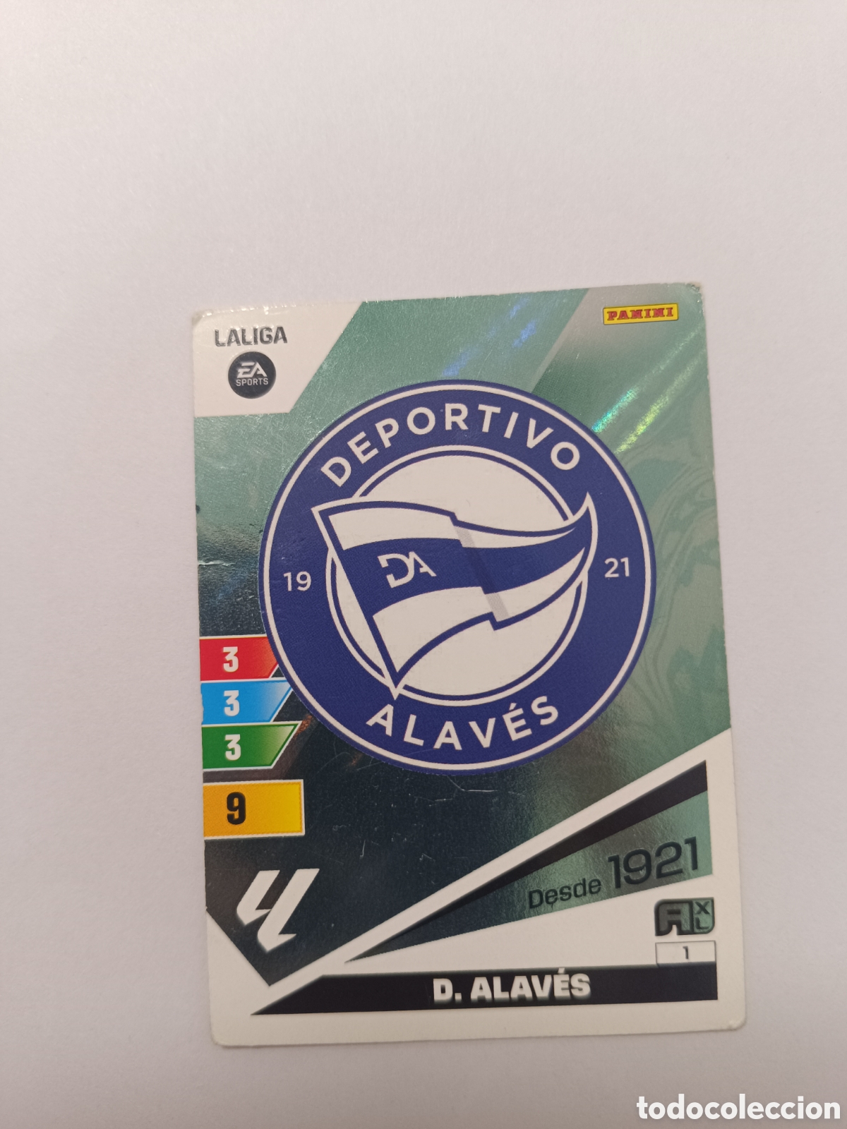 Cromos de f&uacute;tbol: Adrenalyn 23-24 escudo alav&eacute;s 1