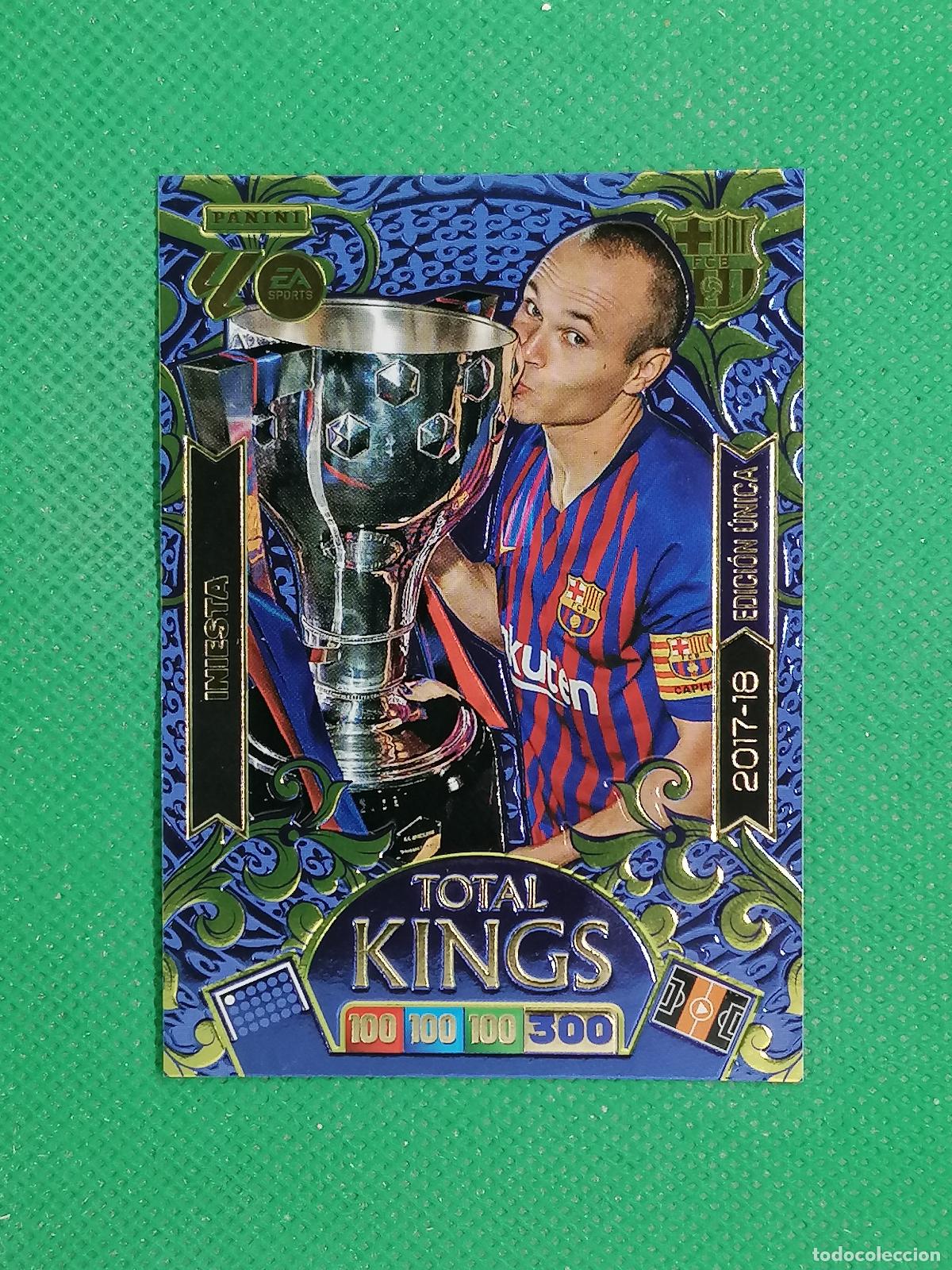 Cromos de f&uacute;tbol: 2017 - 18 INIESTA COPA LIGA BARCELONA TOTAL KINGS ⚽ PANINI ADRENALYN 2025 2026 25 26 ⚽
