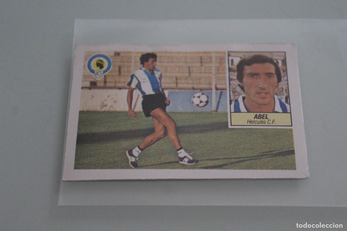 Cromos de f&uacute;tbol: ESTE 84 85 ABEL FICHAJE N&ordm; 20 VERSI&Oacute;N SIN PINTAR RECUPERADO DE &Aacute;LBUM