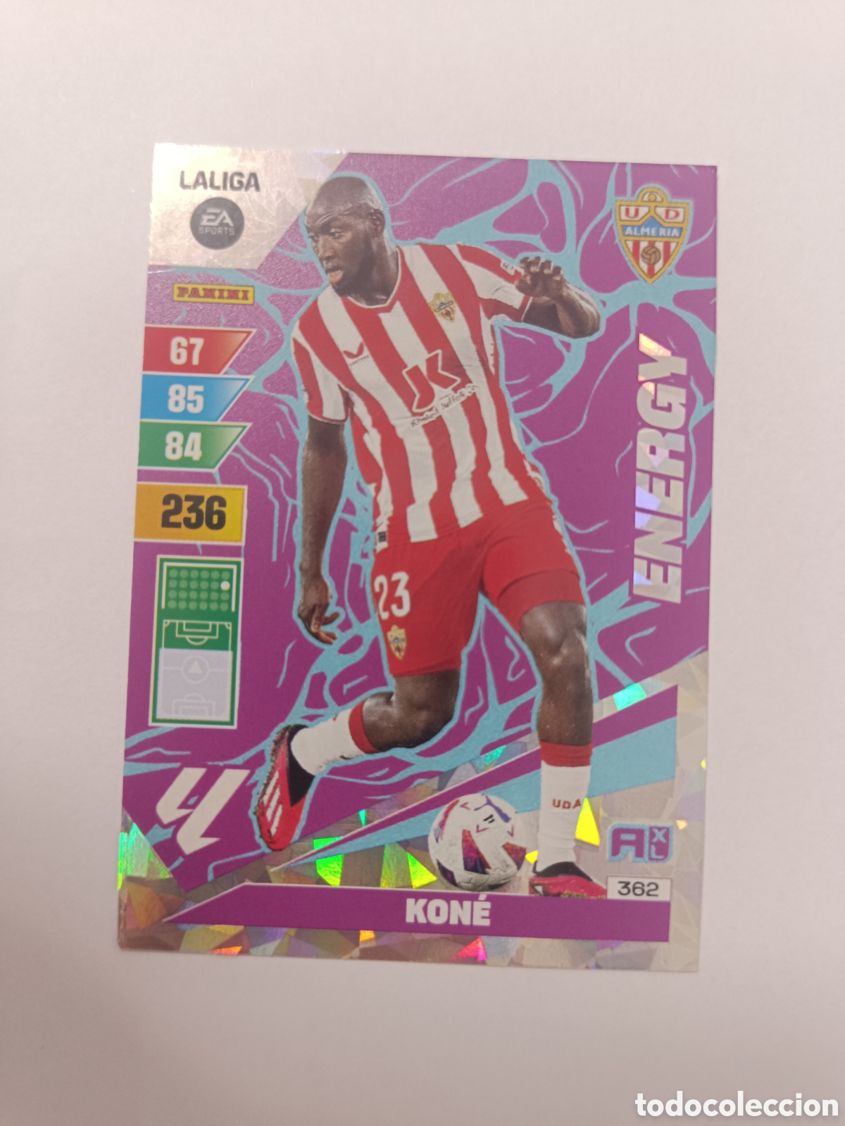 Cromos de f&uacute;tbol: Adrenalyn 23-24 energy 362 Almer&iacute;a kone
