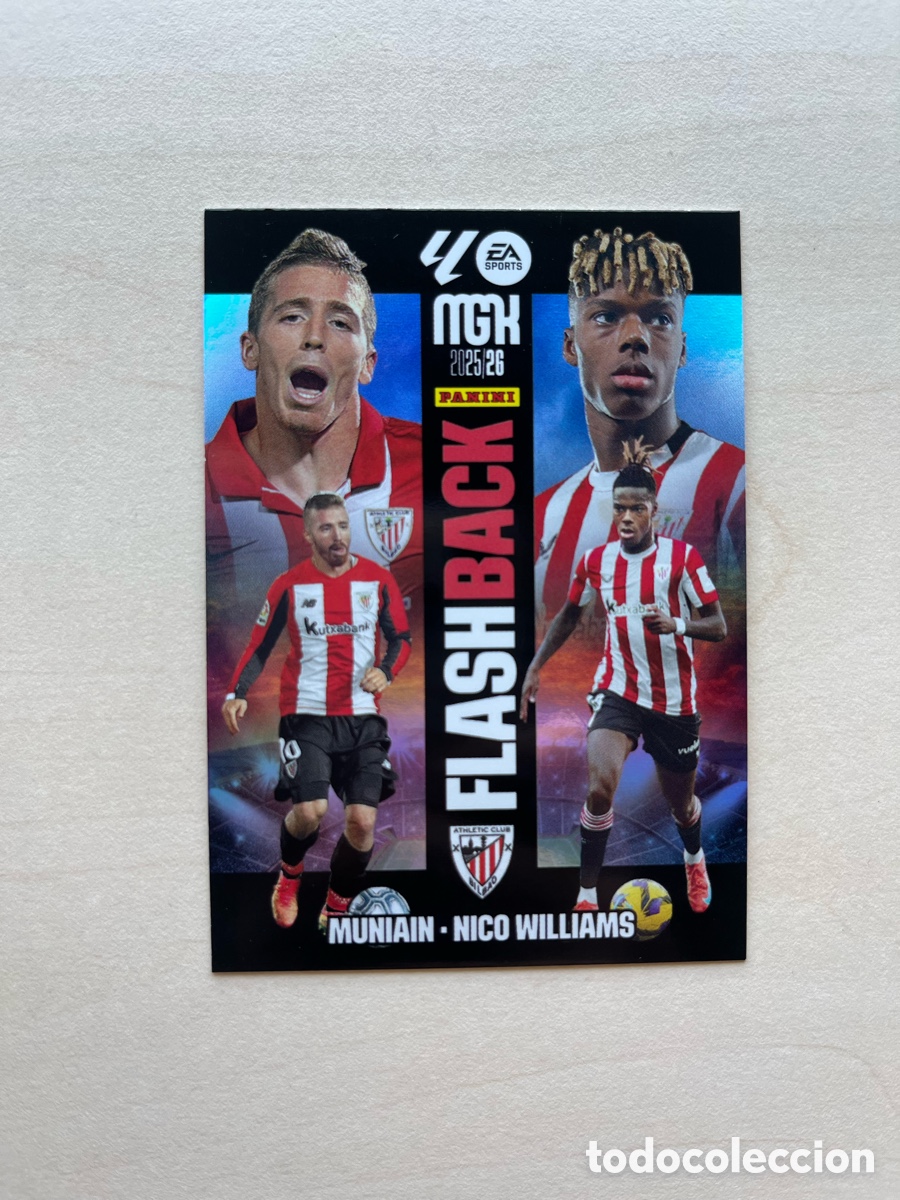 Cromos de f&uacute;tbol: Muniain & Nico Williams Flashback 2025-26 - Athletic Club