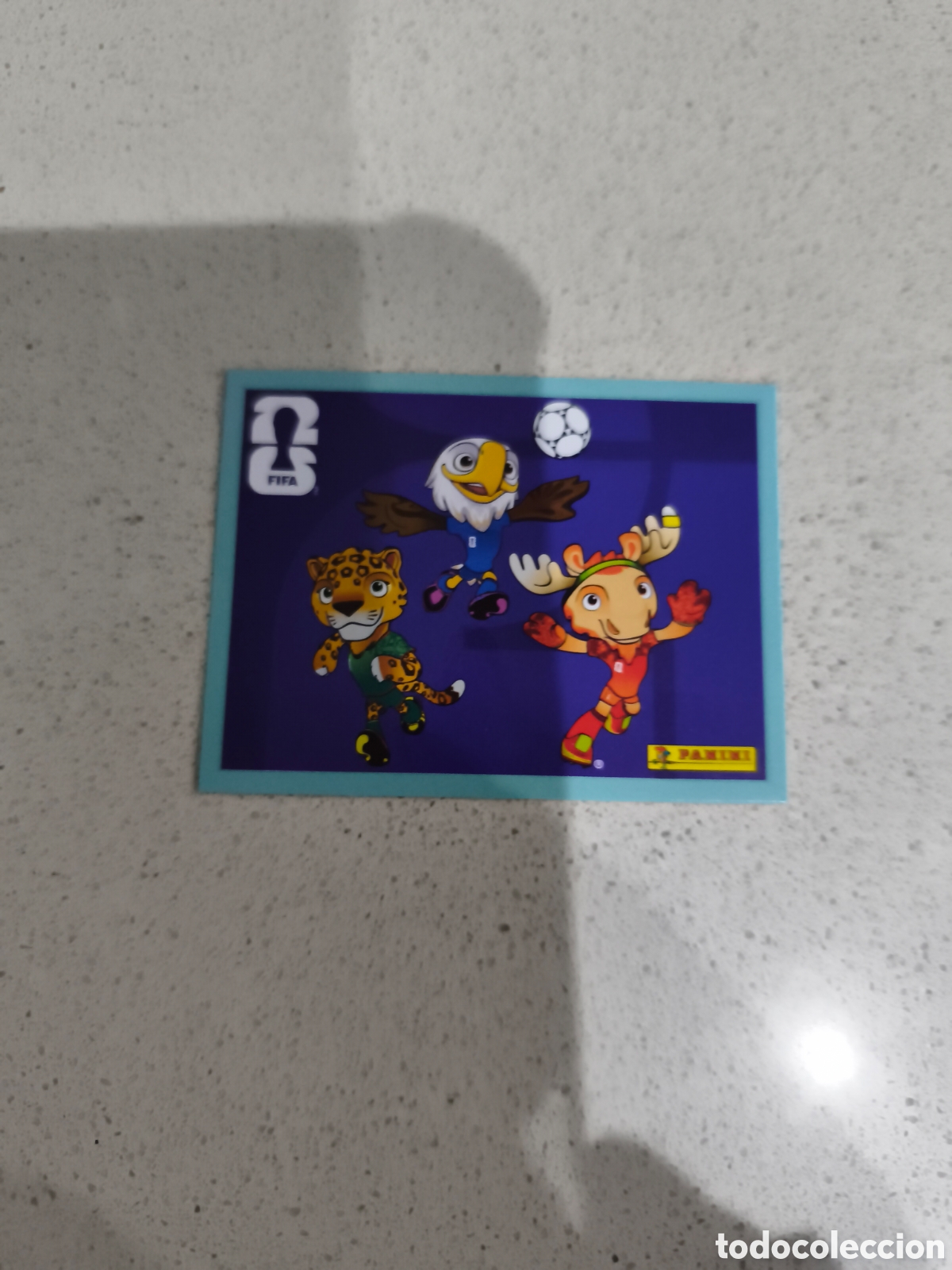 Cromos de f&uacute;tbol: CROMO MASCOTAS OFICIALES. SET ACTUALIZACI&Oacute;N MUNDIAL 2026. PANINI.