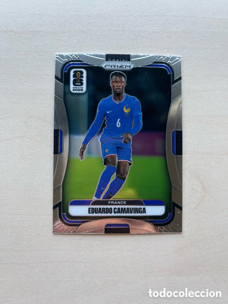 Cromos de f&uacute;tbol: Camavinga Prizm Mundial 2026 - Francia