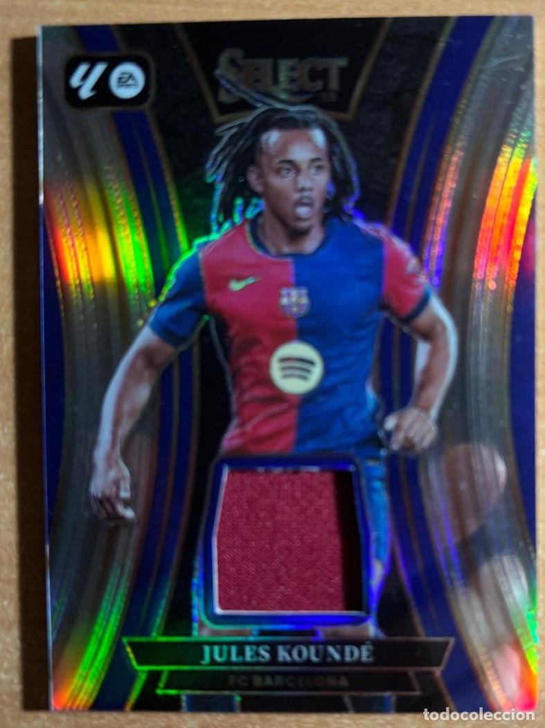Cromos de f&uacute;tbol: PANINI SELECT LA LIGA SOCCER 2024-2025 24 25 JULES KOUNDE (FC BARCELONA) PARCHE