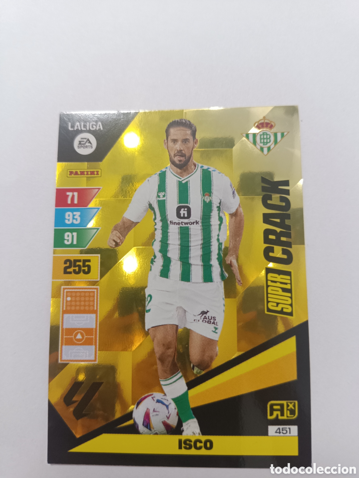Fu&szlig;ball-Sticker: Adrenalyn 23-24 Betis Isco supercrack 451