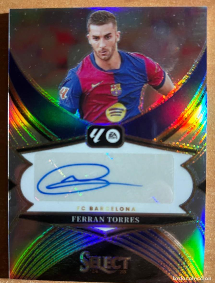 Fu&szlig;ball-Sticker: PANINI SELECT LA LIGA SOCCER 2024-2025 24 25 FERRAN TORRES (FC BARCELONA) AUT&Oacute;GRAFO