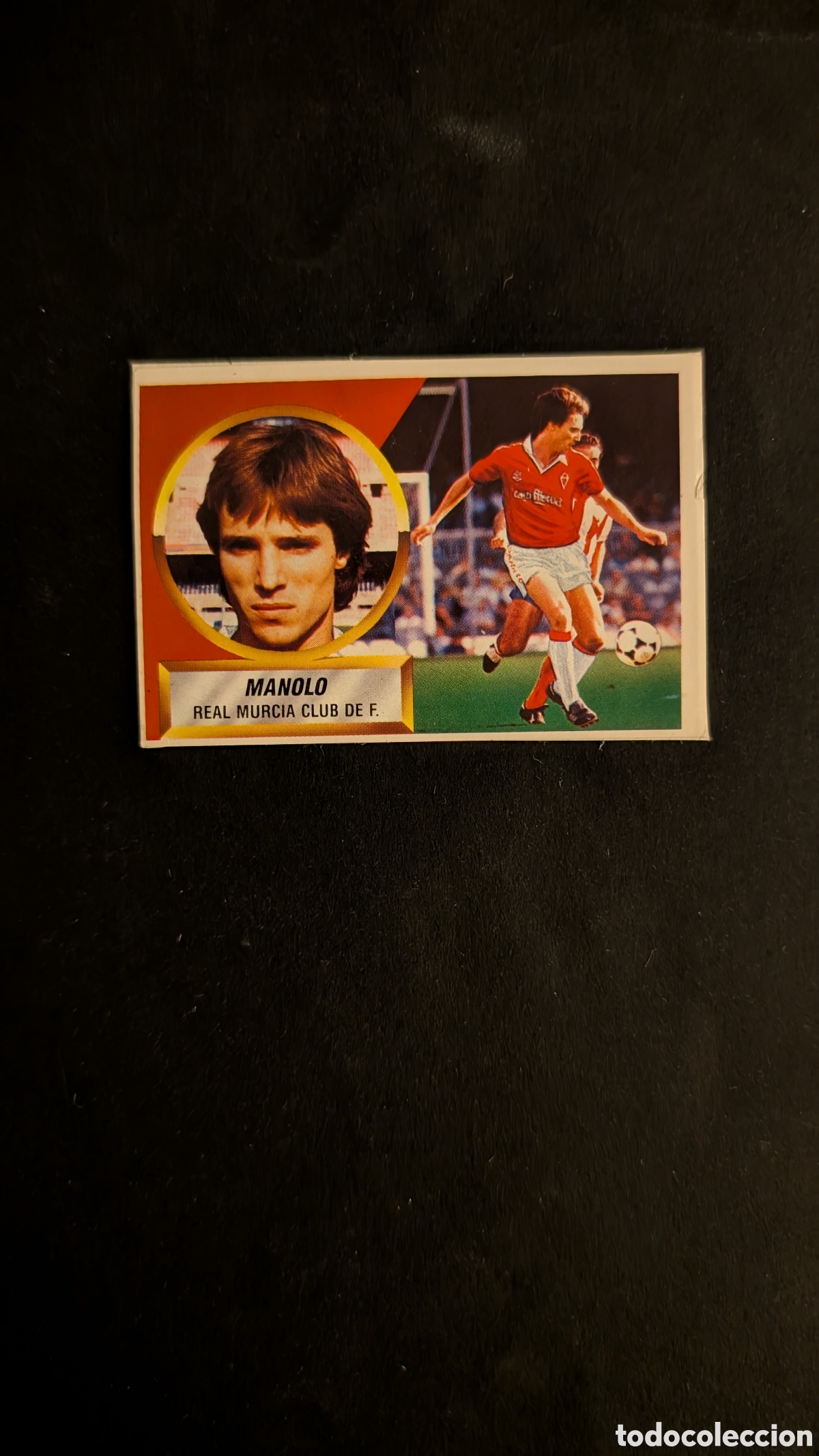 Cromos de f&uacute;tbol: MANOLO MURCIA FICHAJE 21 LIGA ESTE 1988/89 88 89 RECORTADO RECUPERADO