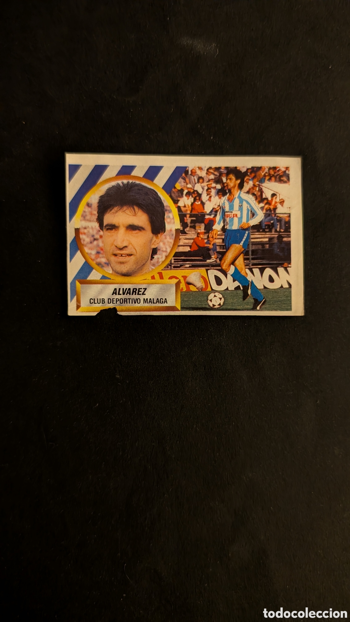 Cromos de f&uacute;tbol: ALVAREZ MALAGA FICHAJE 24 LIGA ESTE 1988/89 88 89 RECORTADO RECUPERADO