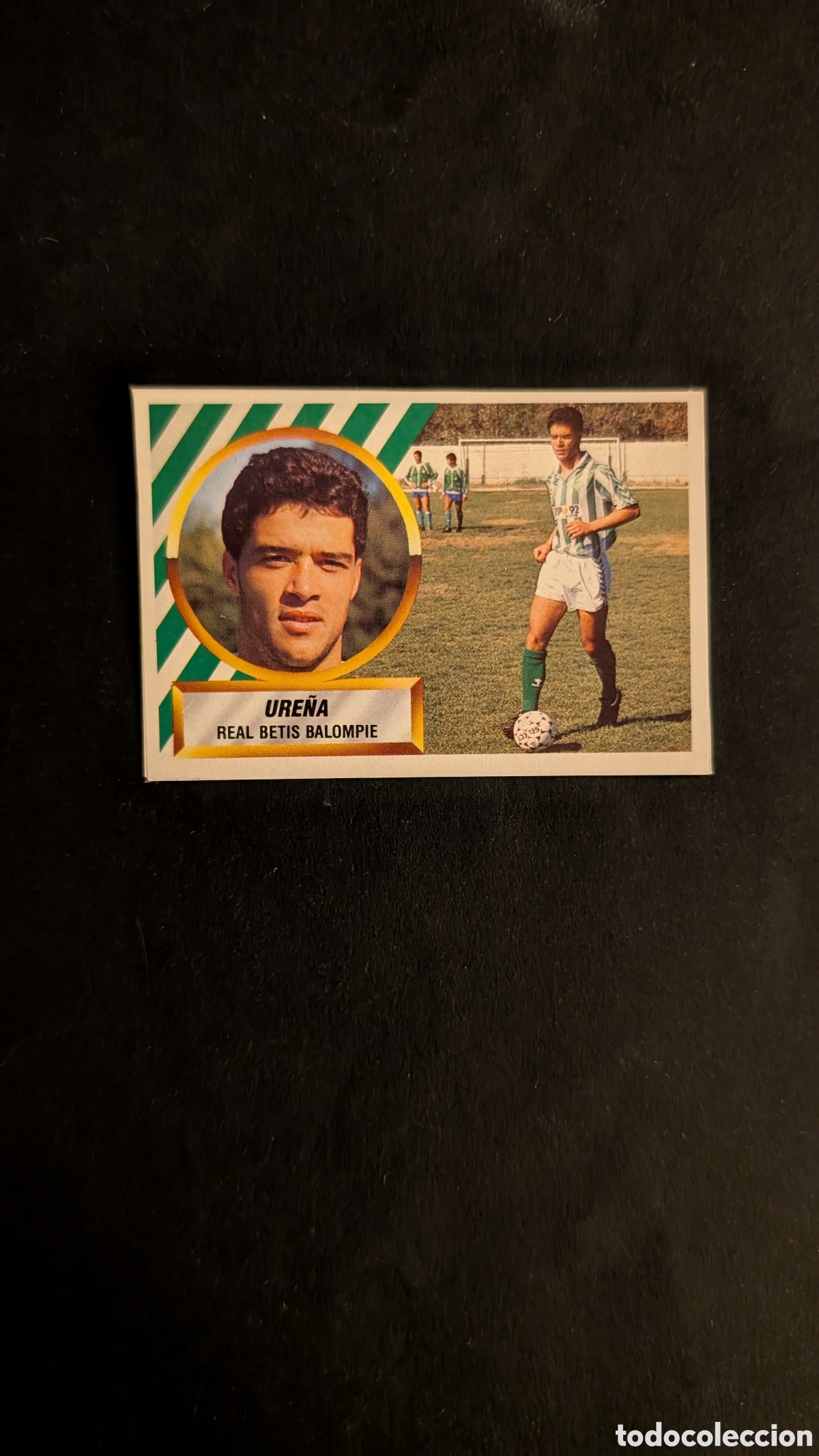 Football Stickers: URE&Ntilde;A BETIS FICHAJE 32 LIGA ESTE 1988/89 88 89 RECORTADO RECUPERADO