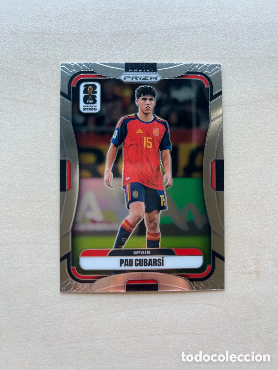 Figurine di Calcio: Pau Cubars&iacute; Prizm Mundial 2026 - Espa&ntilde;a
