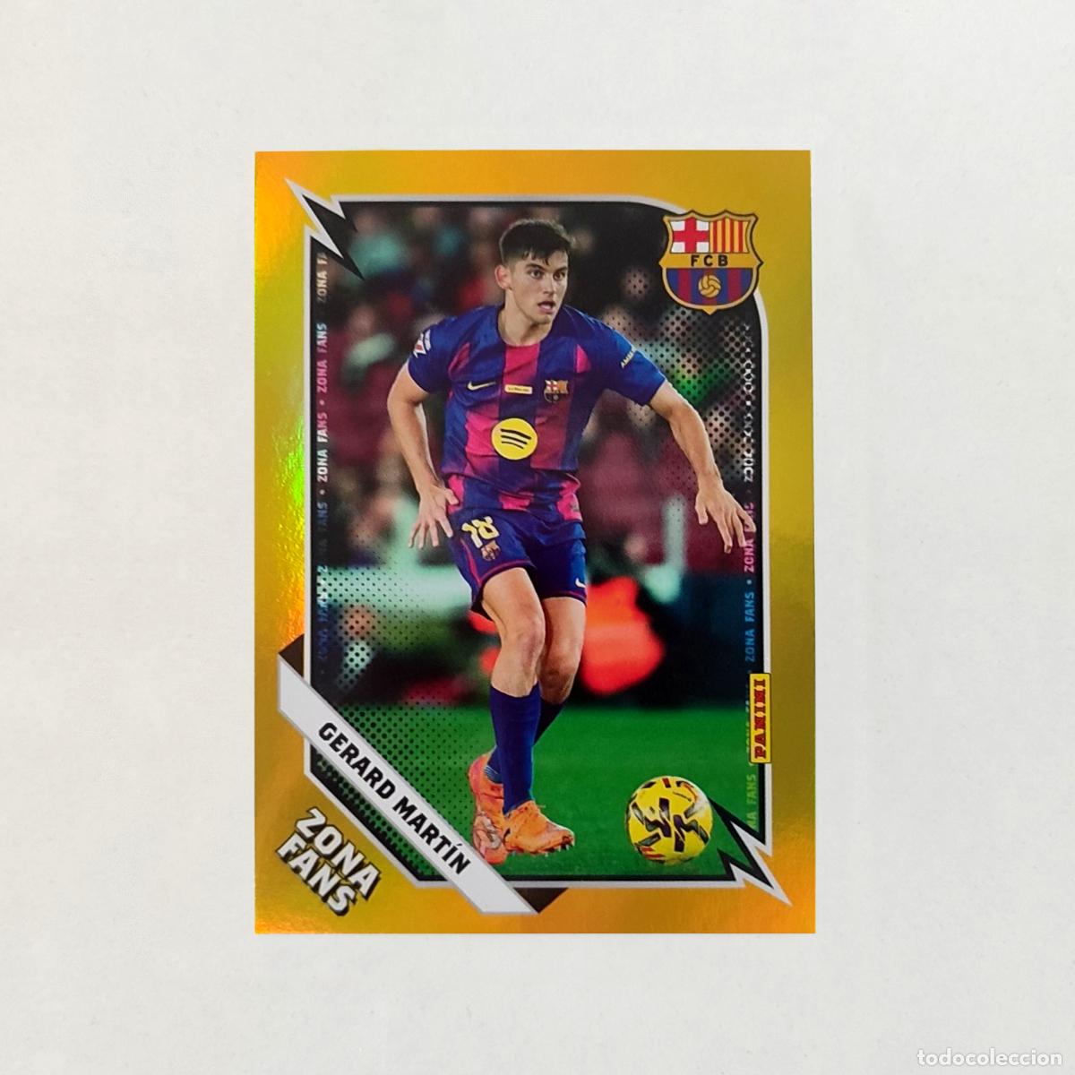 Cartes &agrave; collectionner de Football: Gerard Martin Zona Fans Gold Panini Club FC Barcelona 2025/2026