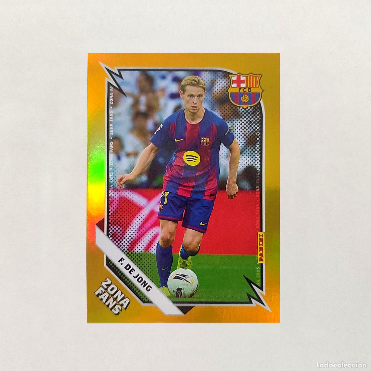 Cartes &agrave; collectionner de Football: Frenkie De Jong Zona Fans Gold Panini Club FC Barcelona 2025/2026