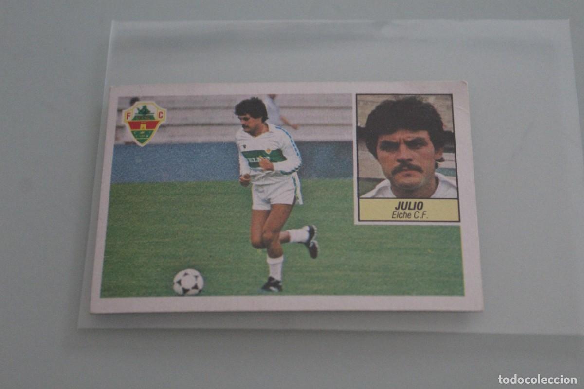 Football Stickers: ESTE 84 85 JULIO FICHAJE N&ordm; 16 VERSI&Oacute;N SIN PINTAR RECUPERADO DE &Aacute;LBUM