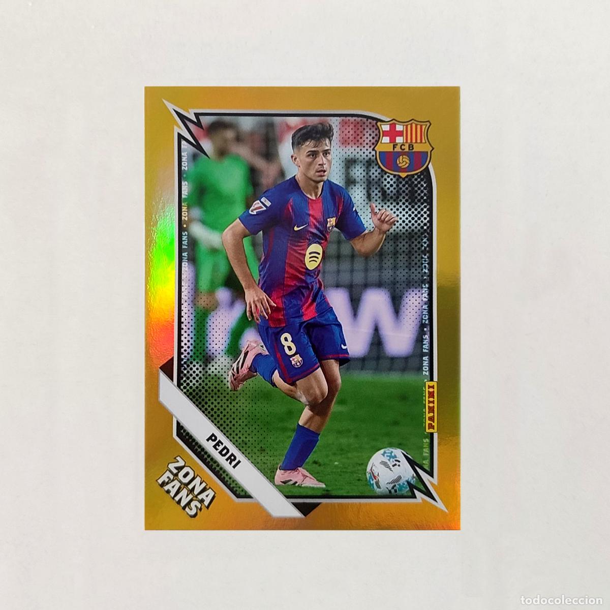 Fu&szlig;ball-Sticker: Pedri Zona Fans Gold Panini Club FC Barcelona 2025/2026