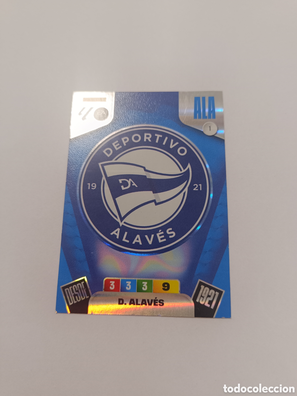 Fu&szlig;ball-Sticker: Adrenalyn 25-26 alav&eacute;s escudo 1