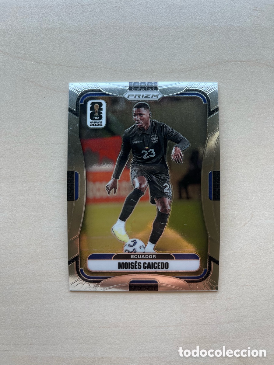 Fu&szlig;ball-Sticker: Mois&eacute;s Caicedo Prizm Mundial 2026 - Ecuador