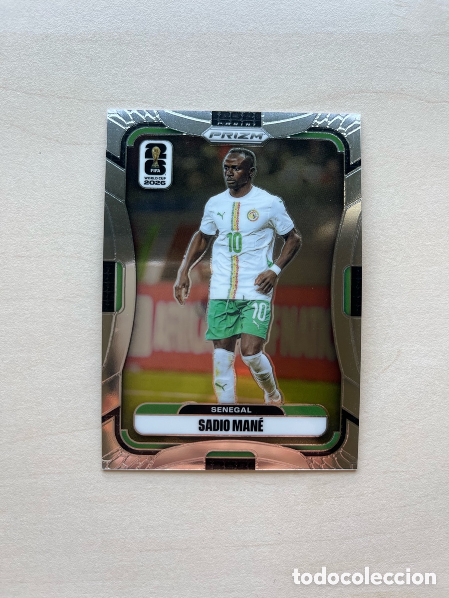 Cromos de f&uacute;tbol: Sadio Man&eacute; Prizm Mundial 2026 - Senegal