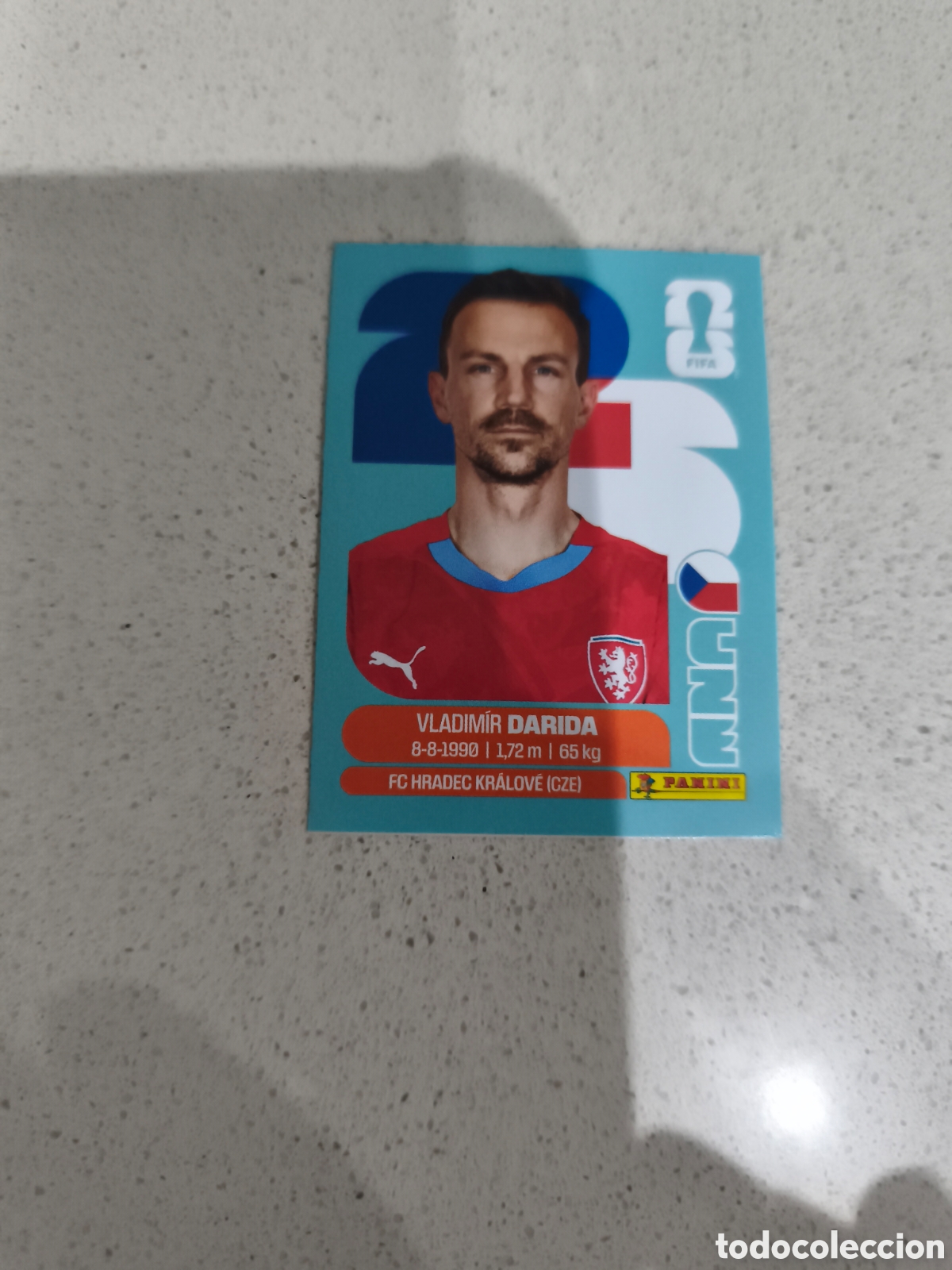 Fu&szlig;ball-Sticker: CROMO DARIDA REPUBLICA CHECA. SET ACTUALIZACI&Oacute;N MUNDIAL 2026. PANINI.