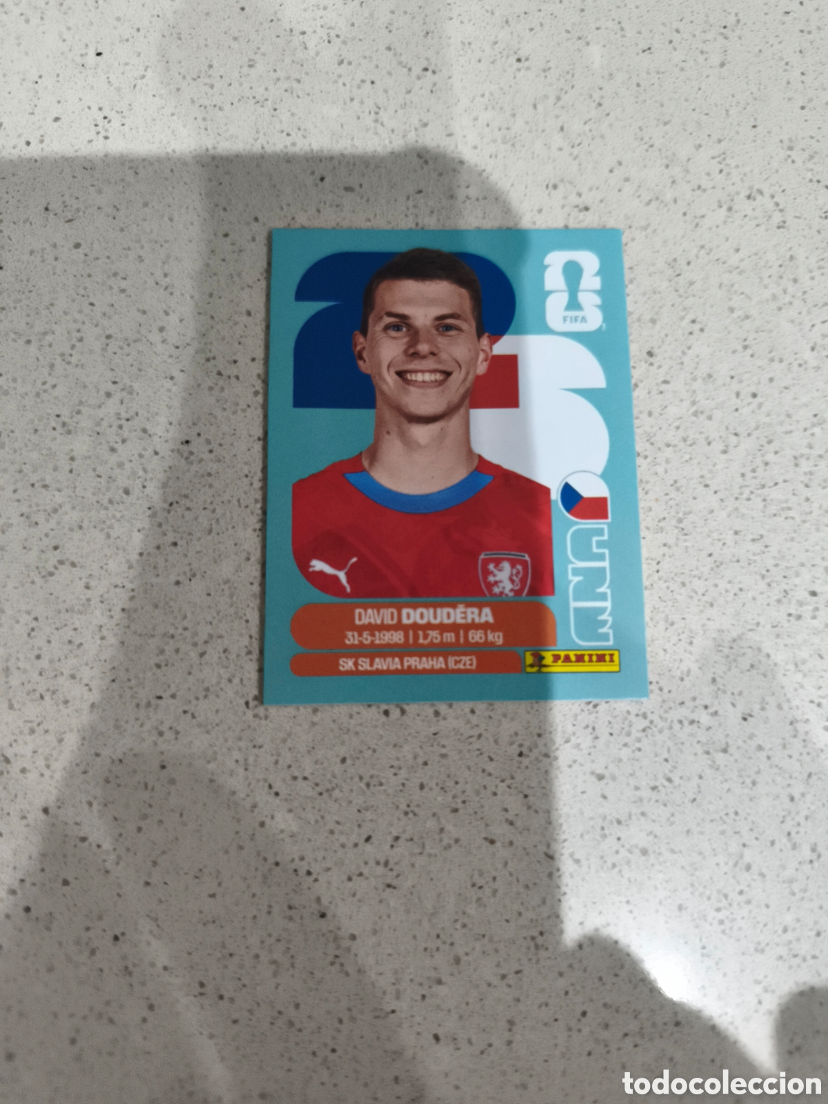 Football Stickers: CROMO DOUDĒRA REPUBLICA CHECA. SET ACTUALIZACI&Oacute;N MUNDIAL 2026. PANINI.