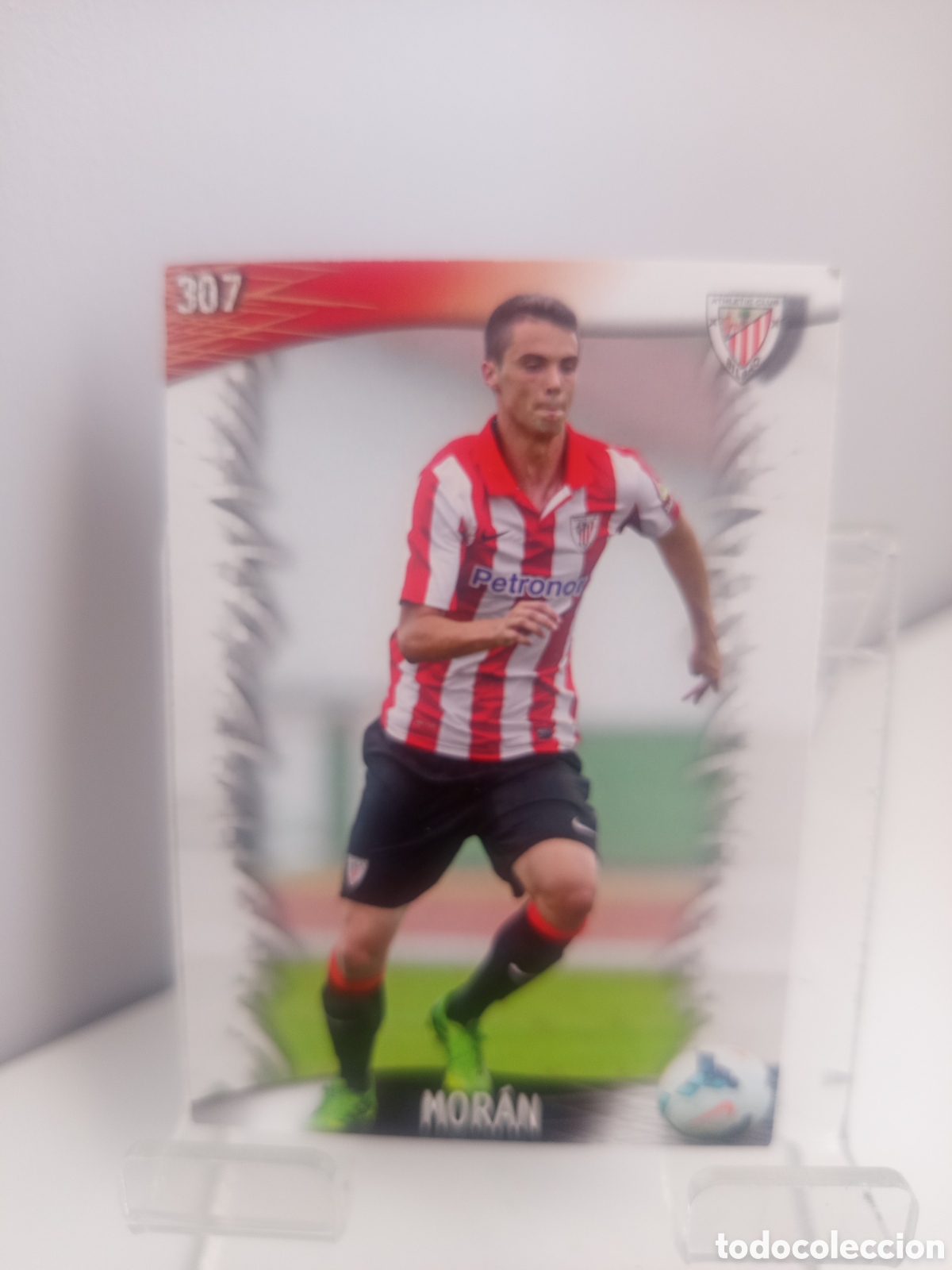 Football Stickers: ❇️ CROMO ⚽ MOR&Aacute;N ATHLETIC DE BILBAO 307 FICHAS LIGA QUIZ 2014 13 14 2013 2014 MUNDICROMO ❇️