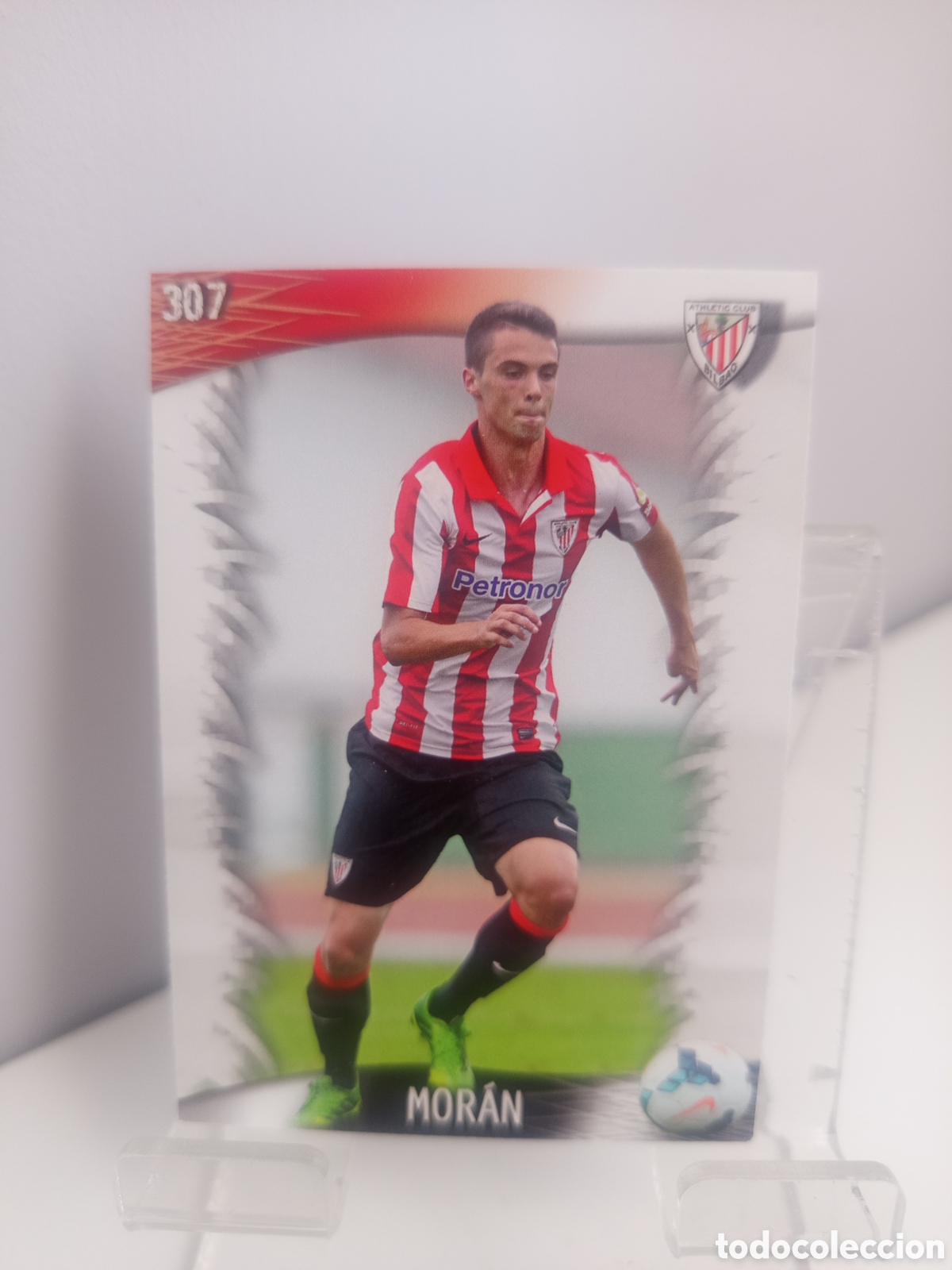 Football Stickers: ❇️ CROMO ⚽ MOR&Aacute;N ATHLETIC DE BILBAO 307 FICHAS LIGA QUIZ 2014 13 14 2013 2014 MUNDICROMO ❇️