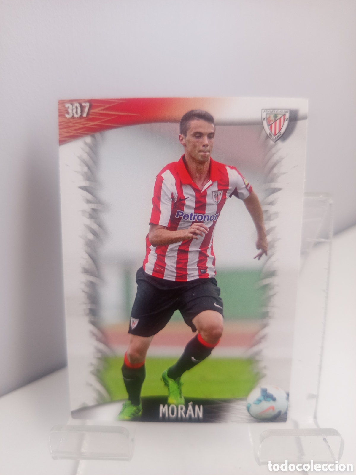 Football Stickers: ❇️ CROMO ⚽ MOR&Aacute;N ATHLETIC DE BILBAO 307 FICHAS LIGA QUIZ 2014 13 14 2013 2014 MUNDICROMO ❇️