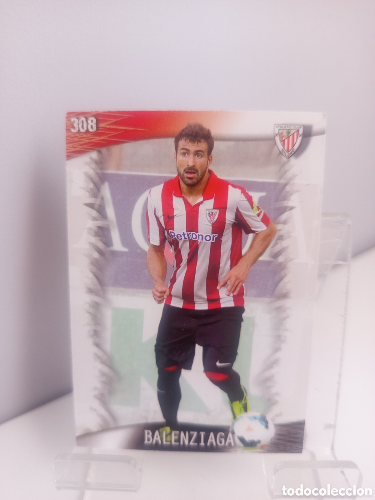 Cromos de f&uacute;tbol: ❇️ CROMO ⚽ BALENZIAGA ATHLETIC DE BILBAO 308 FICHAS LIGA QUIZ 2014 13 14 2013 2014 MUNDICROMO ❇️