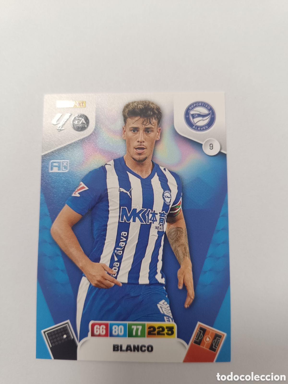 Cromos de f&uacute;tbol: Adrenalyn 25-26 alav&eacute;s 9 Antonio blanco