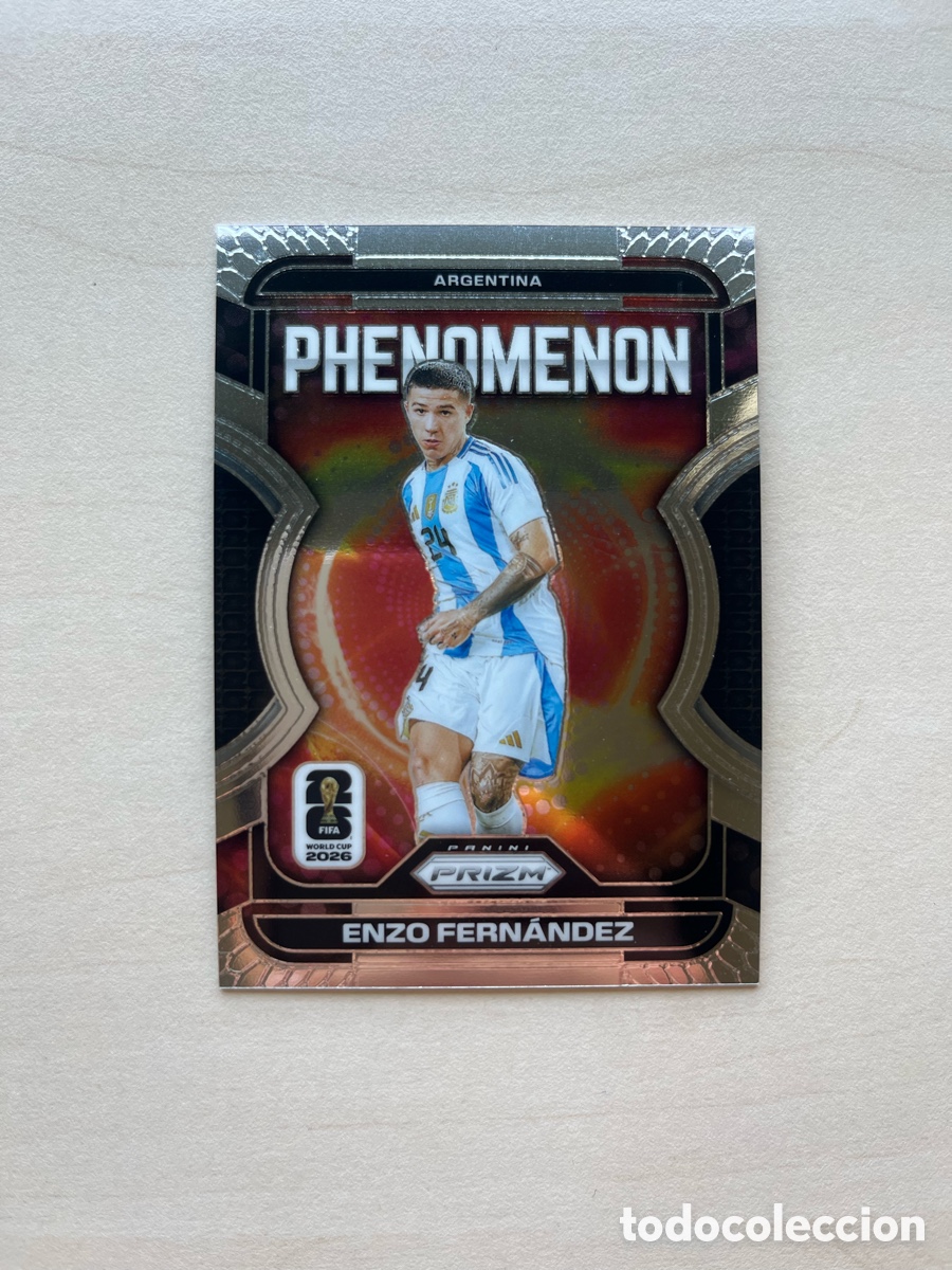 Cromos de f&uacute;tbol: Enzo Phenomenon Prizm Mundial 2026 - Argentina