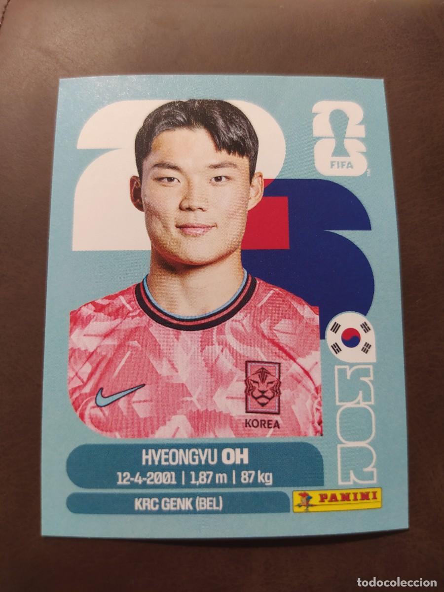 Cromos de f&uacute;tbol: KOR 20 KOR20 Hyeongyu OH Corea Korea del Sur Mundial 2026 Panini