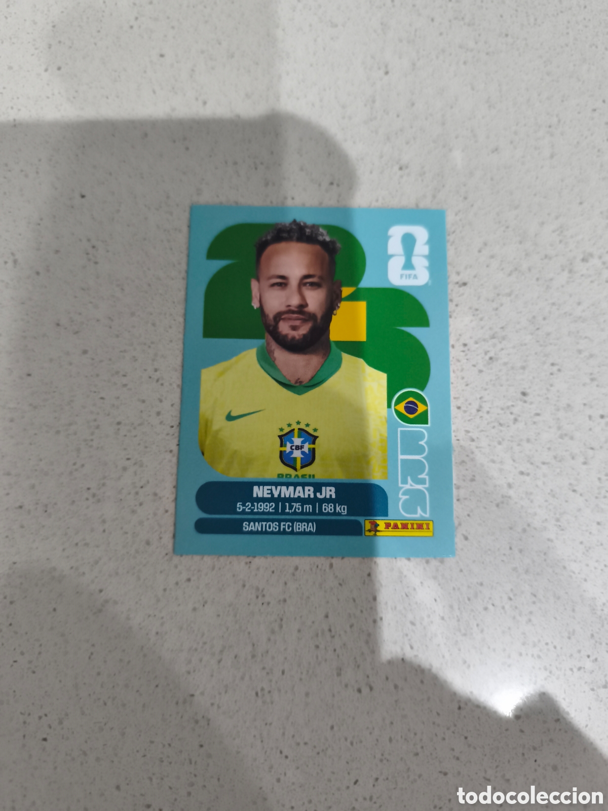 Cromos de f&uacute;tbol: CROMO NEYMAR JR. BRASIL. SET ACTUALIZACI&Oacute;N MUNDIAL 2026. PANINI.