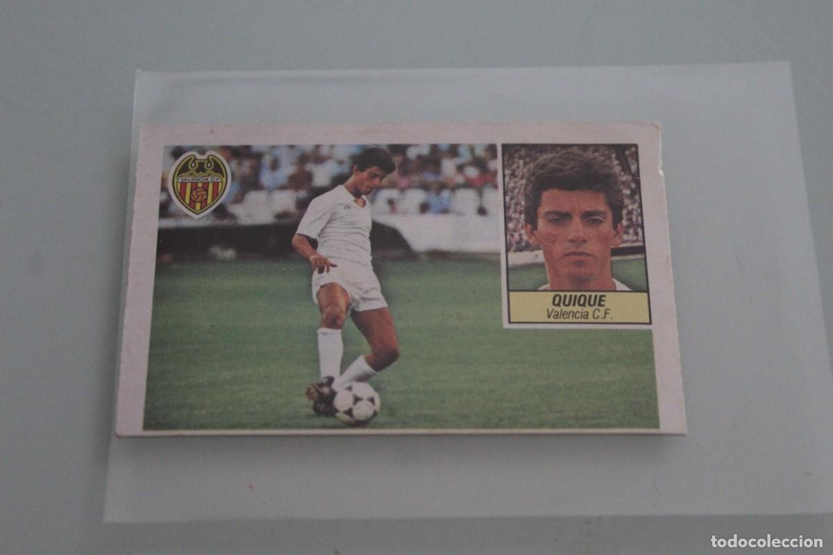 Cromos de f&uacute;tbol: ESTE 84 85 QUIQUE FICHAJE N&ordm; 36 RECUPERADO DE &Aacute;LBUM
