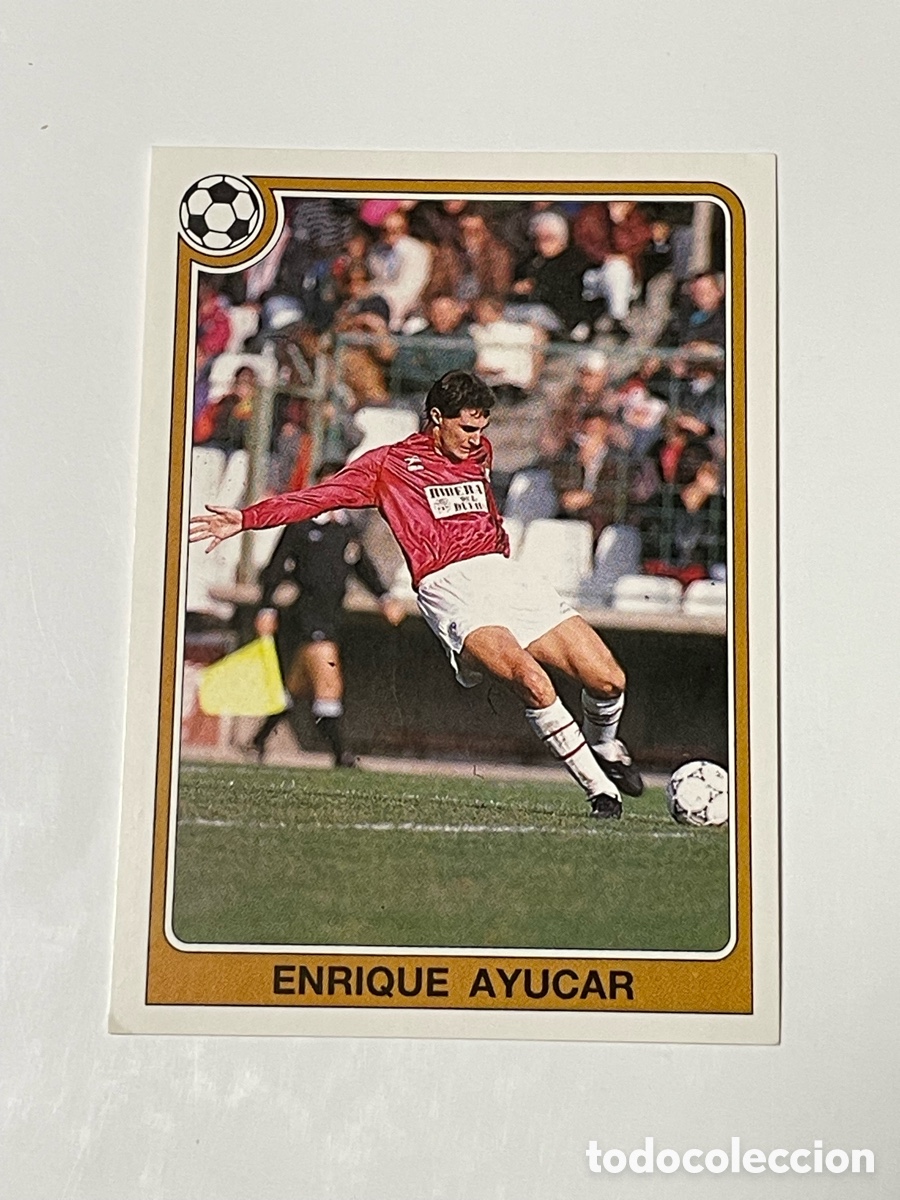 Cromos de f&uacute;tbol: Enrique Ayucar Burgos Panini 92/93 #132