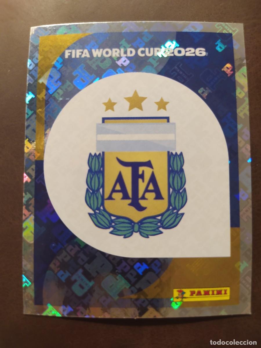 Cromos de f&uacute;tbol: ARG 01 ARG19 ESCUDO 1 Argentina Mundial 2026 Panini