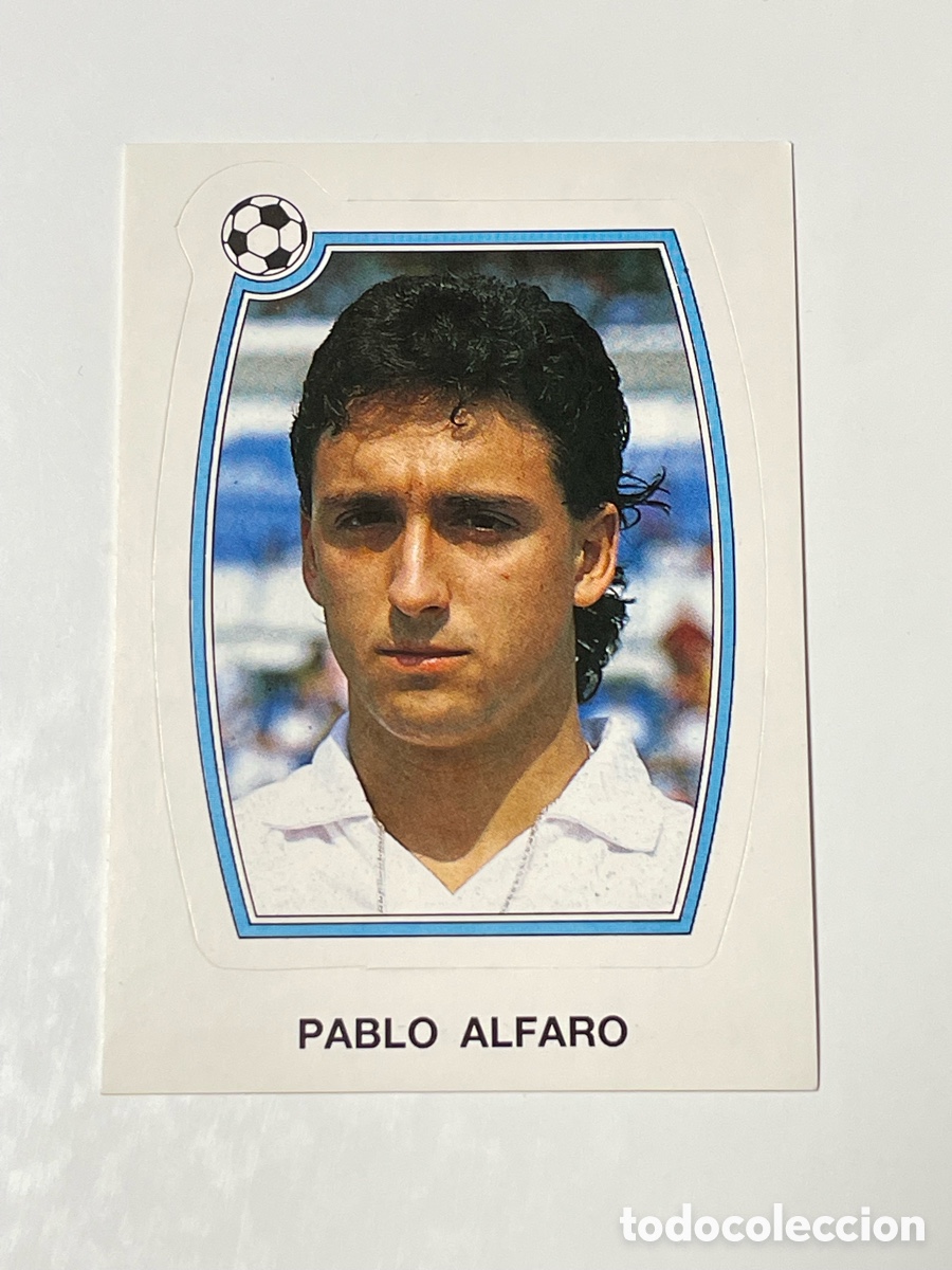 Cromos de f&uacute;tbol: Pablo Alfaro Real Zaragoza Panini 92/93 #86