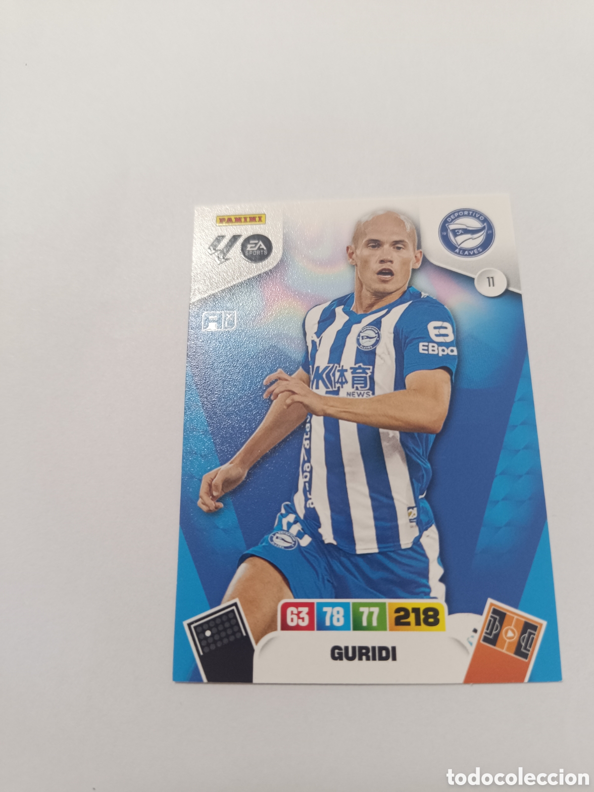 Cromos de f&uacute;tbol: Adrenalyn 25-26 alav&eacute;s guridi 11