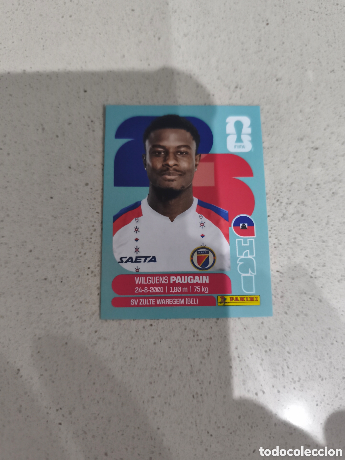 Cromos de f&uacute;tbol: CROMO PAUGAIN HAITI. SET ACTUALIZACI&Oacute;N MUNDIAL 2026. PANINI.