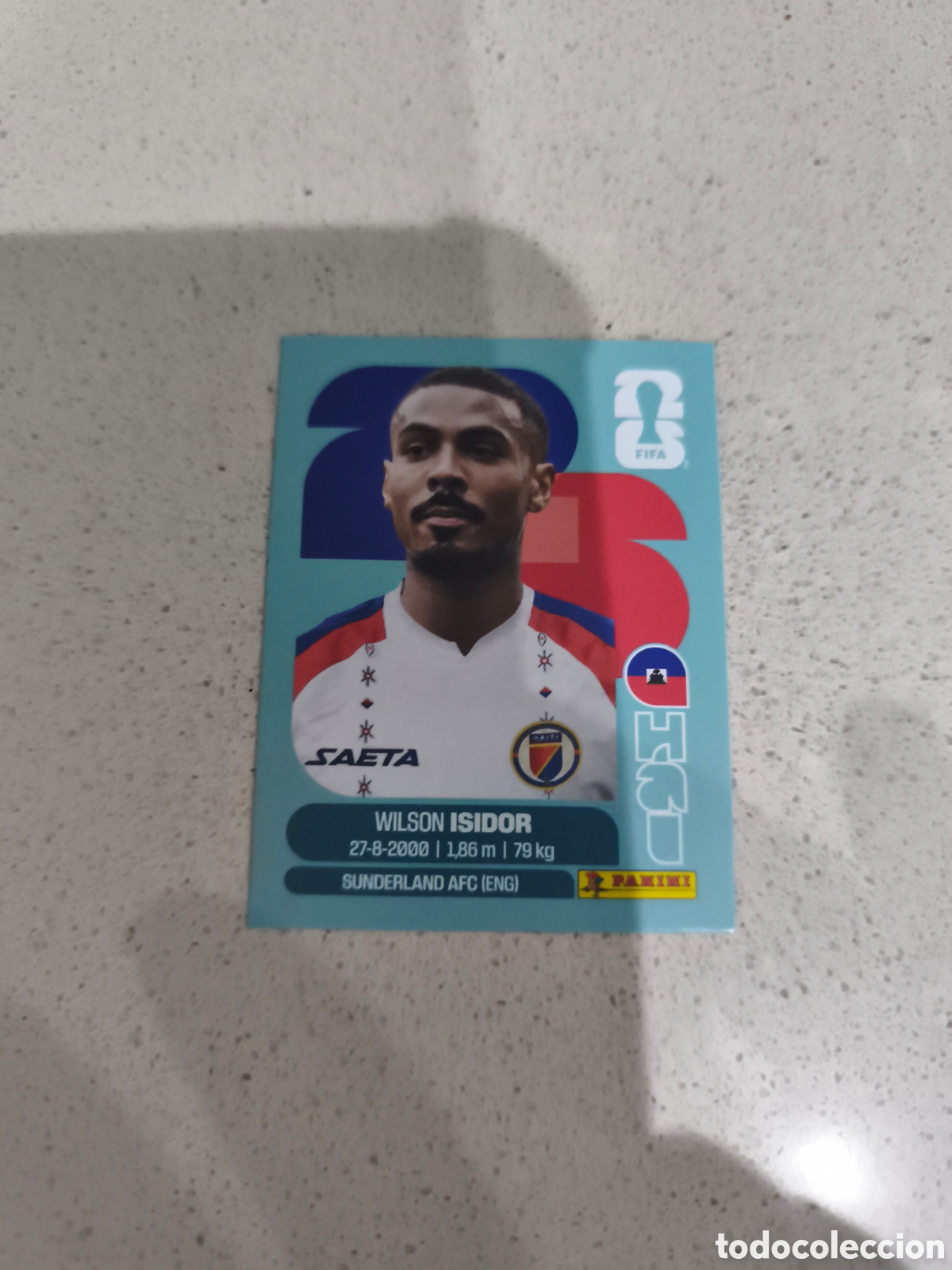 Cromos de f&uacute;tbol: CROMO ISIDOR HAITI. SET ACTUALIZACI&Oacute;N MUNDIAL 2026. PANINI.