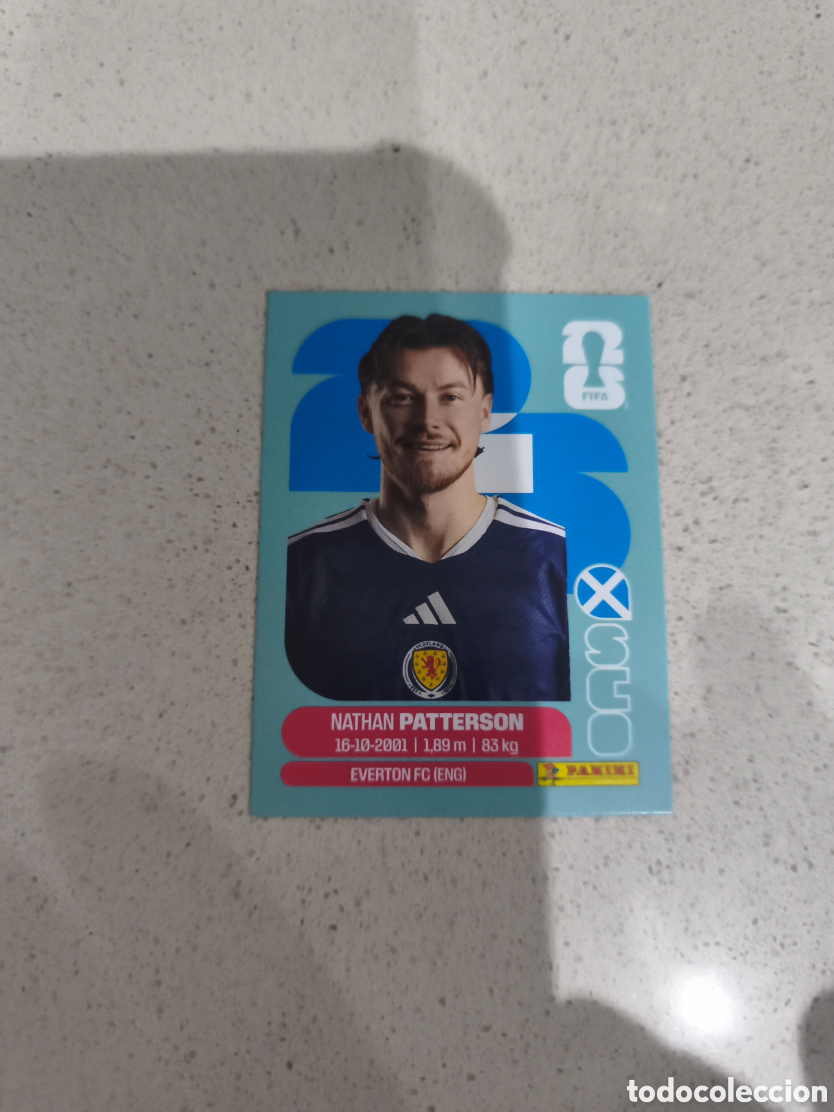 Cromos de f&uacute;tbol: CROMO PATTERSON ESCOCIA. SET ACTUALIZACI&Oacute;N MUNDIAL 2026. PANINI.