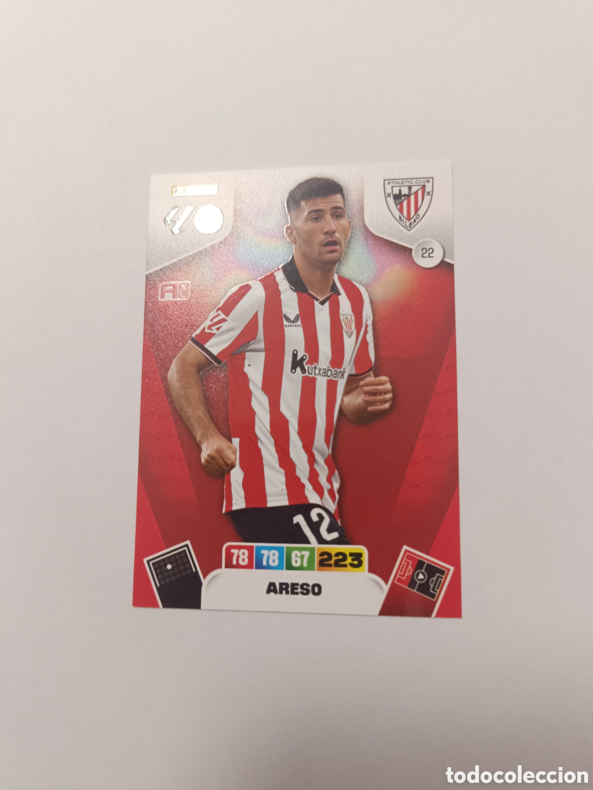 Cromos de f&uacute;tbol: Adrenalyn 25-26 athletic club 22 areso