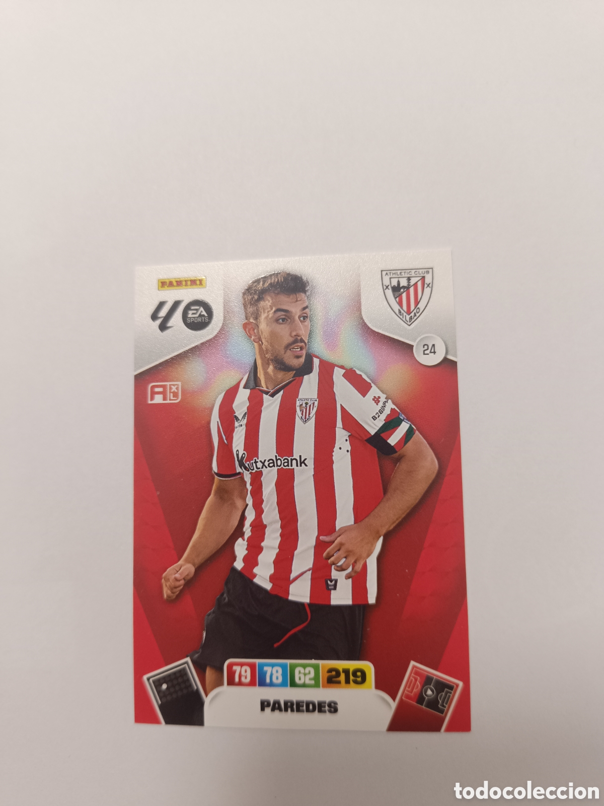 Cromos de f&uacute;tbol: Adrenalyn 25-26 athletic club 24 paredes